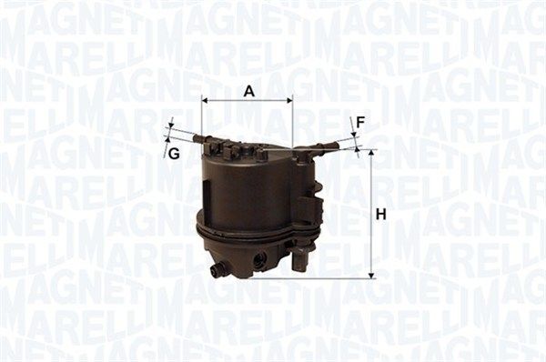 MAGNETI MARELLI Топливный фильтр 153071760399